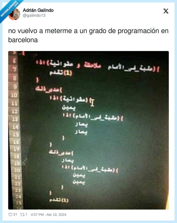 programación,barcelona,arabe,moros,menas,grado