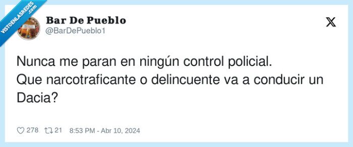 narcotraficante,delincuente,policial,dacia,control