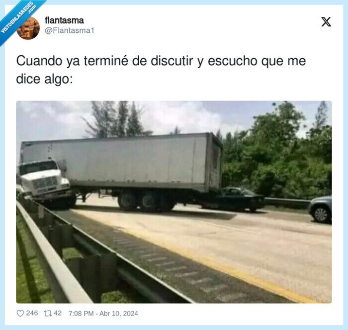 terminar,discutir,escucho,girarse,cami&oacute;n