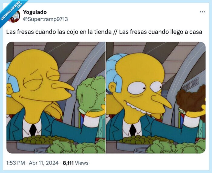 fresas,malas,sr burns