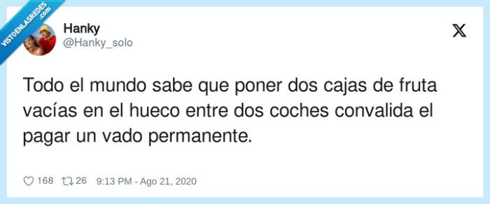 convalidar,vado permanente,coches,poner,cajas