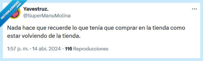 tienda,recordar,comprar