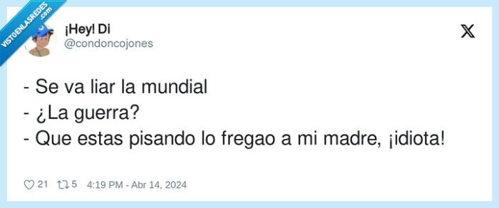 guerra mundial,pisar,fregao,madre,idiota,w3