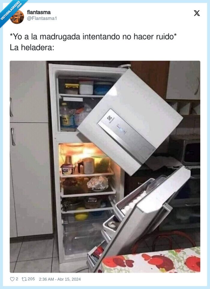 madrugada,nevera,comer,ruido