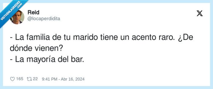 mayoría,familia,marido,acento,bar