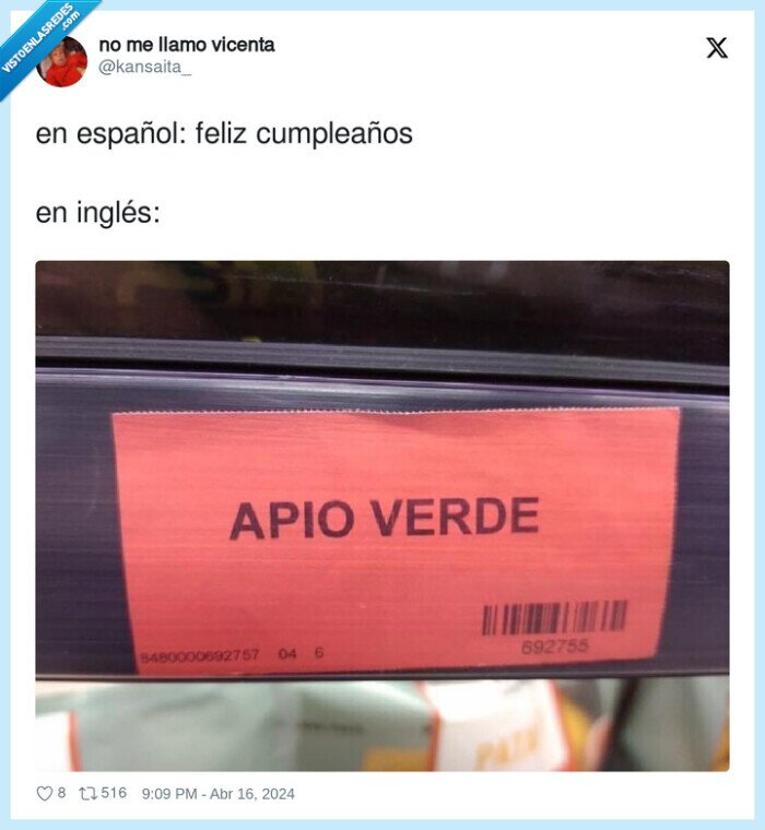 cumpleaños,español,inglés,feliz,apio verde
