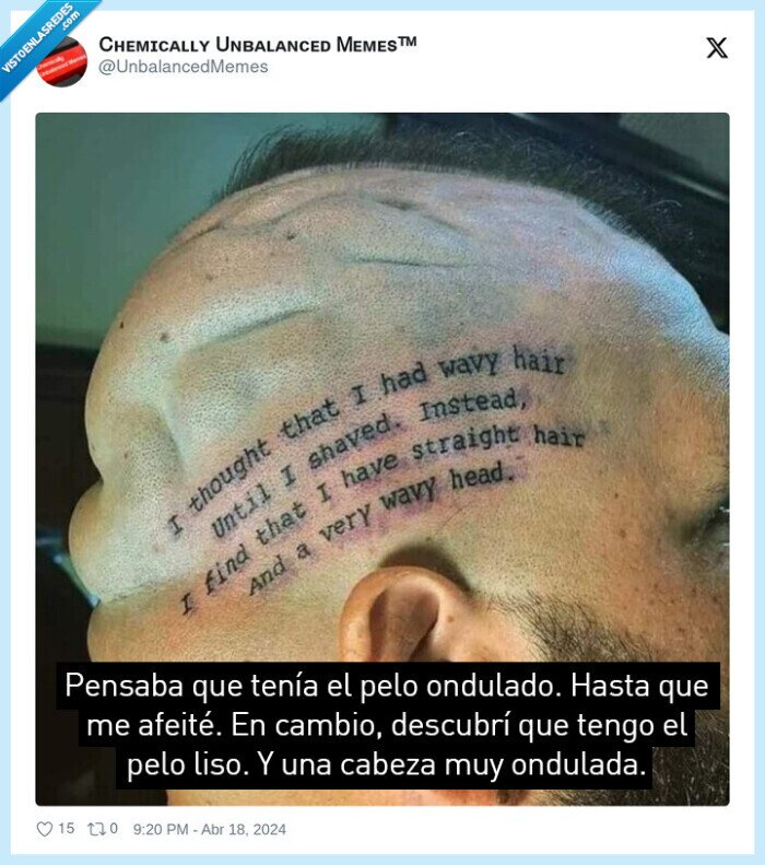 tatuaje,ondulado,calvo,pelo