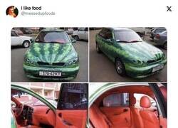 Enlace a Coche para locos por las cosas de sandía, por @messedupfoods