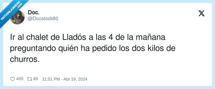 preguntar,lladós,mañana,churros,chalet