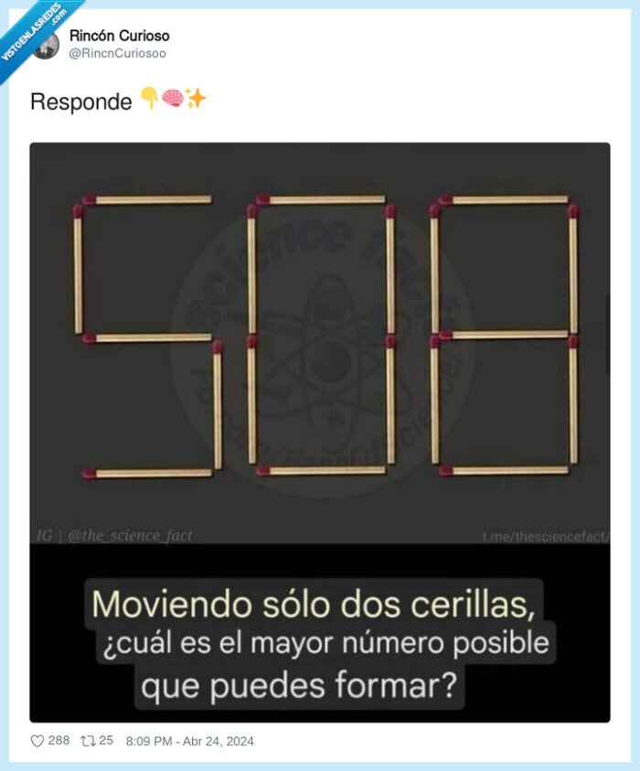 mover,cerillas,numero,pensar