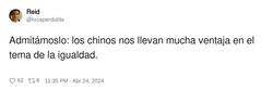 Enlace a Un tweet un poco racista pero tiene su qué, por @locaperdidita