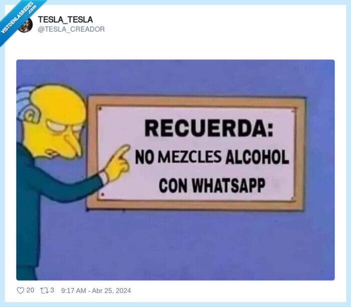 sr burns,meme,mezclar,whatsapp,alcohol