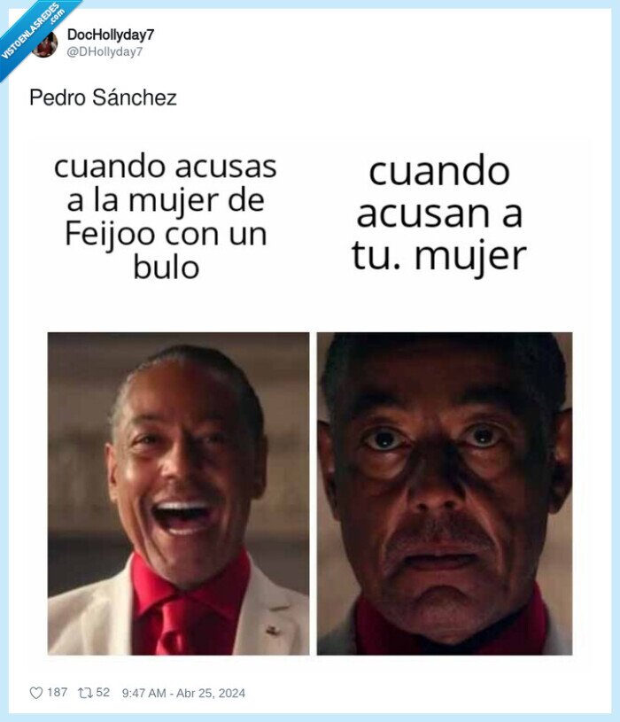 pedro sánchez,perro sanxe,bulo,acusar,mujer,feijoo