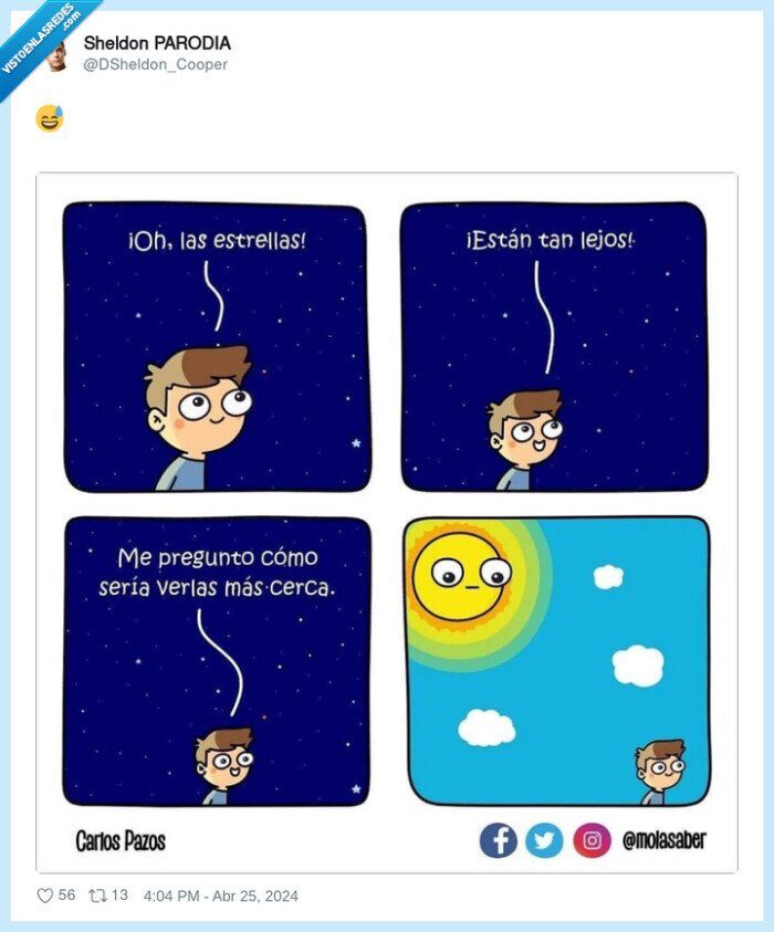 estrellas,sol,ignorante,comic