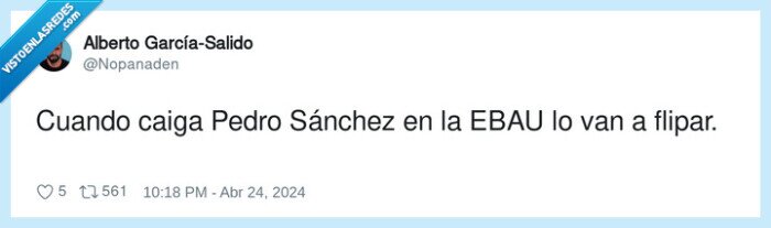 pedro sánchez,flipar,ebau