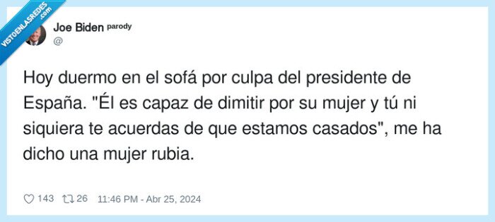presidente,casados,perro sanxe,pedro sanchez,begoña,mujer