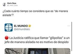 Enlace a Da a entender que todos tenemos una oportunidad para llamarle gilipoIIas al jefe, hay que escogerla bien