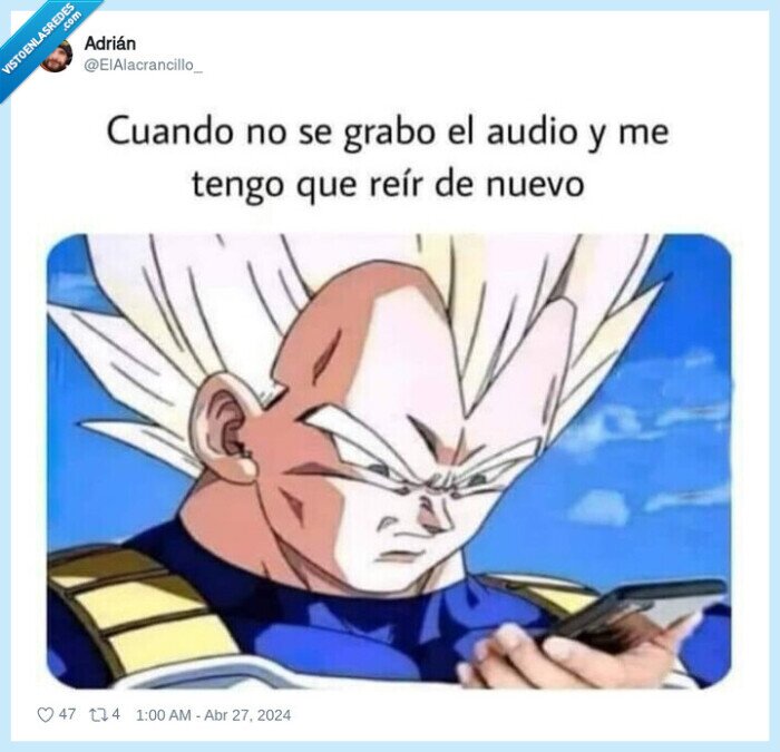 tecnología,maldita,moderna,whatsapp,audio,enviar,vegeta