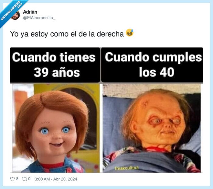 chuckie,muñeco diabolico,destrozado