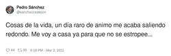 Enlace a Pedrito ya lo predijo en 2011, por @sanchezcastejon