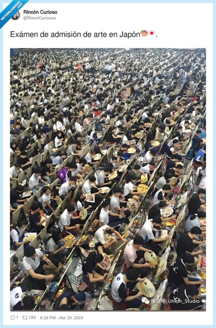 japón,admisión,examen,arte