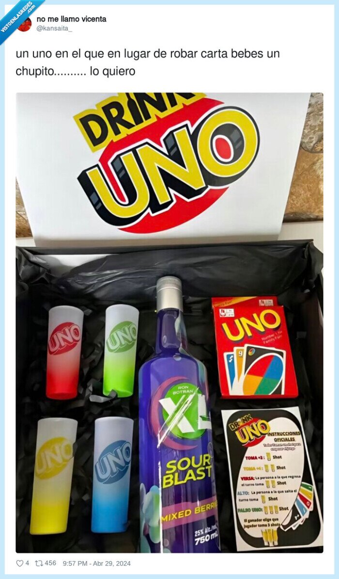 chupito,beber,uno
