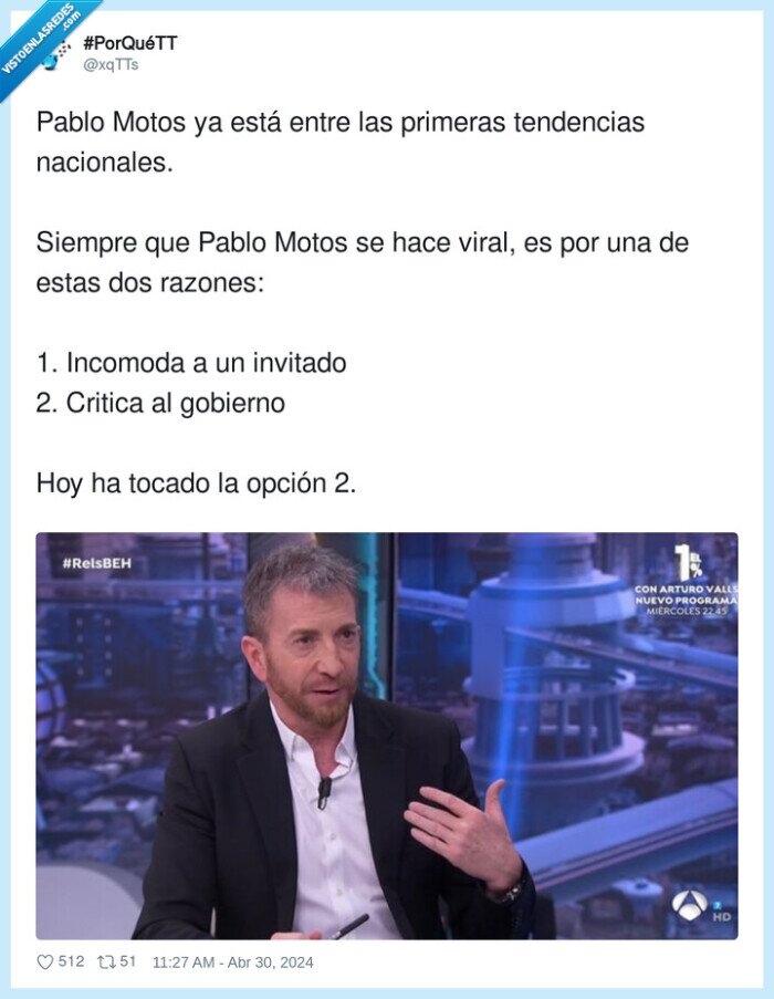 tendencias,nacionales,gobierno,pablo motos,viral,trending topic