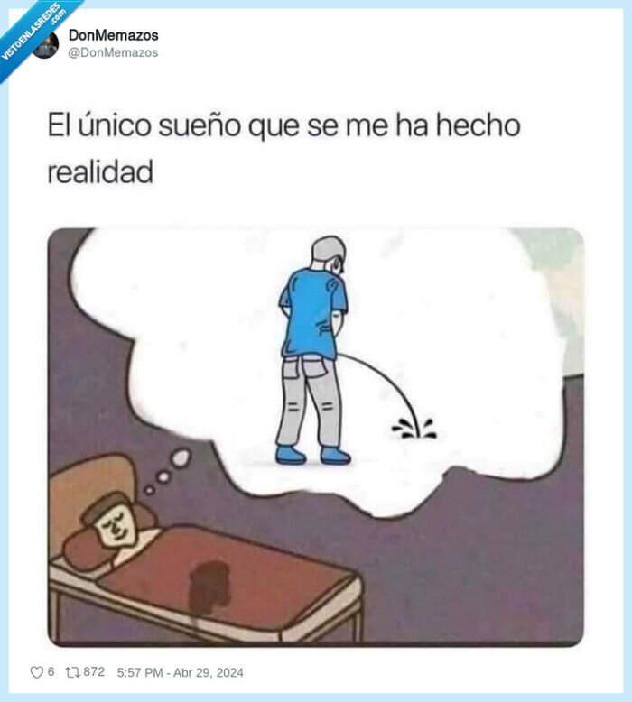 sueños,cumplirse,mear