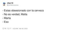 Enlace a Mmmmm malta, por @condoncoj ones
