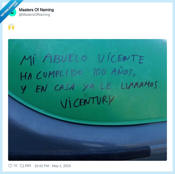 vicente,centenario,100 años,vicentury