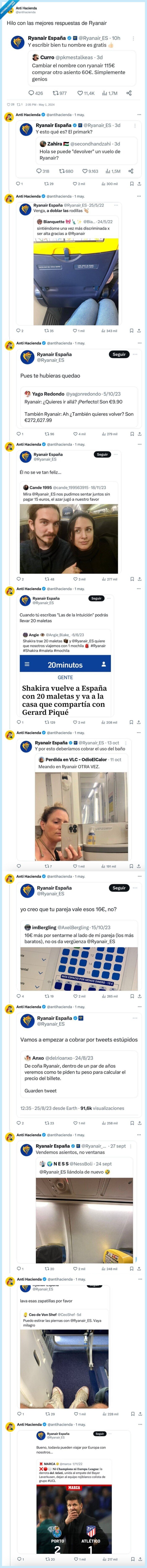 respuestas,mejores,ryanair,hilo