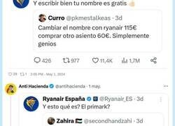 Enlace a Hilo con las mejores respuestas del trolazo de CM de Ryanair