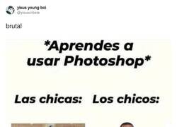 Enlace a Bua qué flipe cuando descubres photoshop, por @yisuscribete