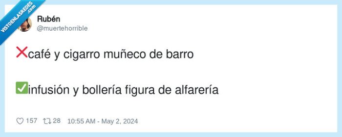 infusión,alfarería,bollería,café,cigarro,muñeco