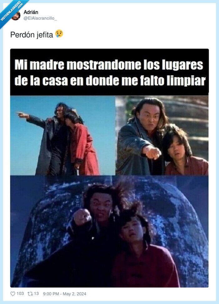 mostrar,lugares,casa,limpiar,madre