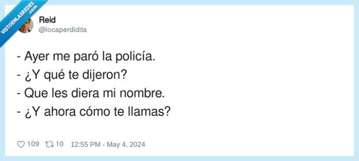 policía,nombre,dar