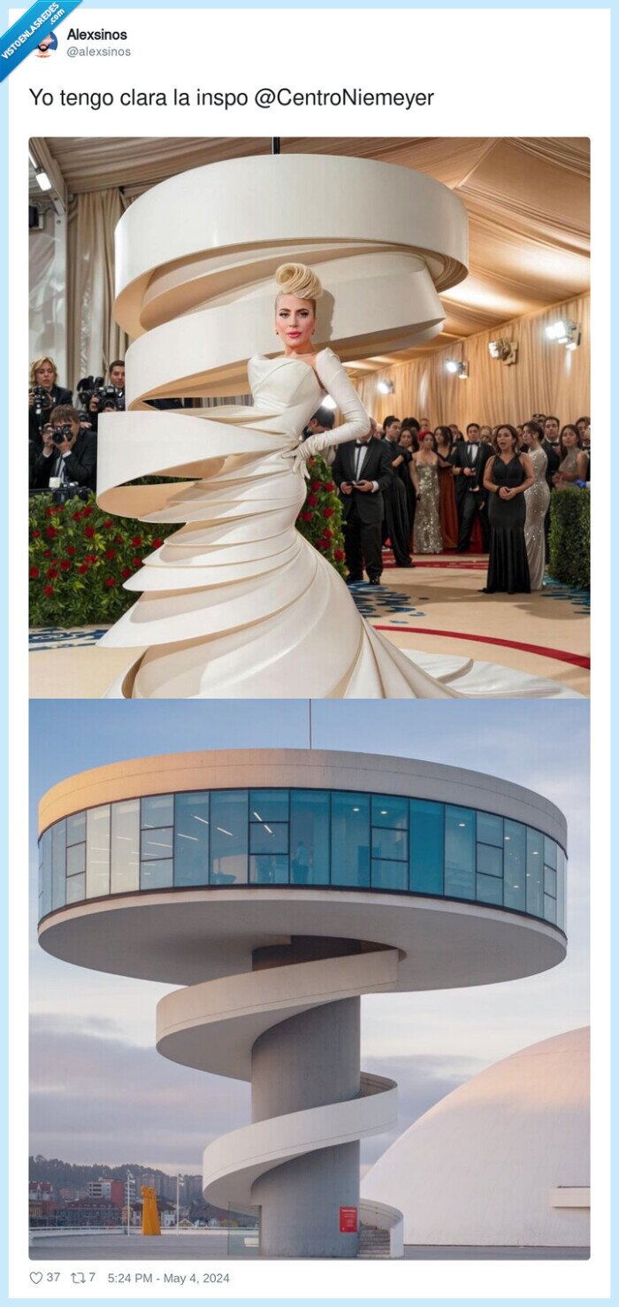 parecido,vestido,lady gaga,met gala