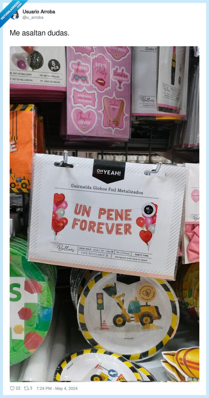 pe ne,forever,globos