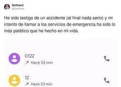 Enlace a Esto pasa cuando solo ves pelis americanas y solo te viene el 911 a la cabeza, por @Serthand