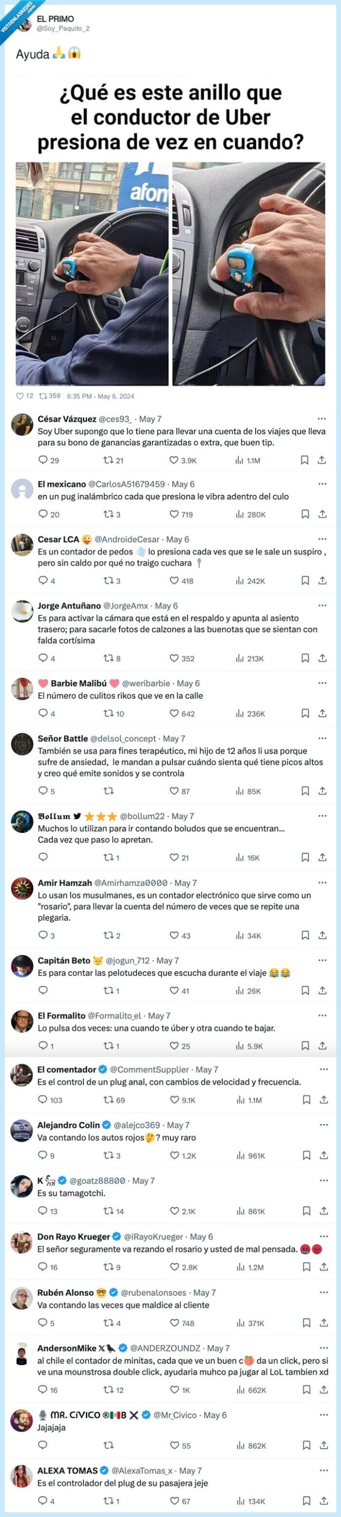 anillo,conductor,uber,trasto,dedo