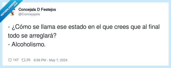 alcoholismo,arreglar,estado