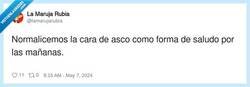 Enlace a La mía debe ser un cuadro, por @lamarujarubia