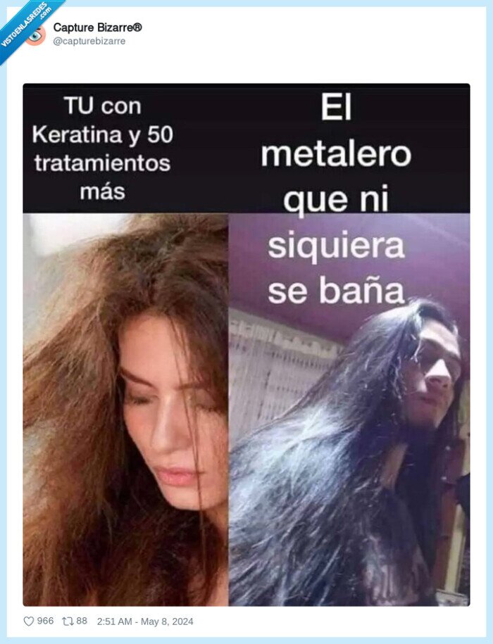 pelo,liso,keratina,metalero