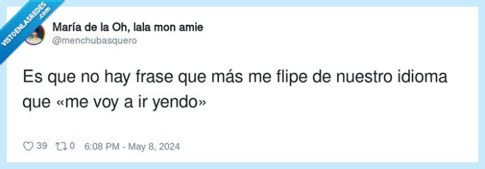 yendo,idioma,frase,flipar