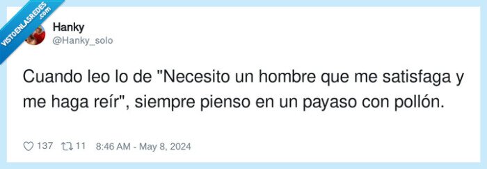 satisfacer,necesitar,payaso,reir,hombre