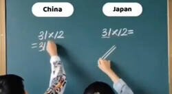 Enlace a Ésta es la forma de resolver operaciones en China VS Japón