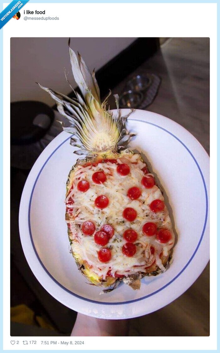 piña,pizza,comida