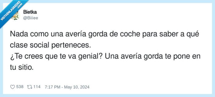 avería,coche,roto,arreglar,clase social