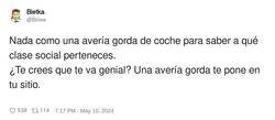 Enlace a Una avería gorda te pone en tu sitio, por @Biiiee
