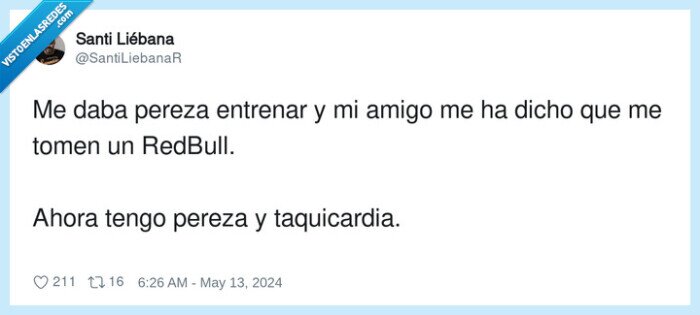 taquicardia,entrenar,redbull,pereza